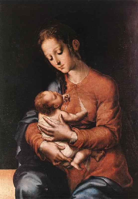 MORALES, Luis de Madonna with the Child gg